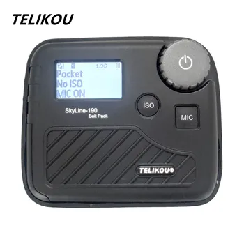 Telikou SK-190 | 1.8/1.9 ג ' יגה-הרץ DECT דו-סטרית מלאה אלחוטית חבילת החגורה עד 1000ft על ולוג ראיון בשידור חי